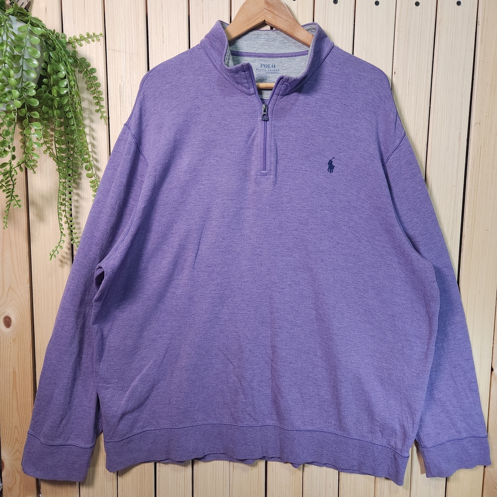Polo Ralph Lauren Sweater Quarter Zip. Size XXL
